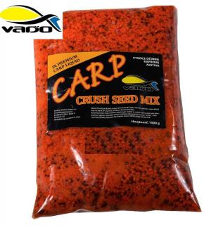 Vařený drcený partikl Vaďo Carp Crush Seed Mix Scopex 1,5kg (Vaďo Carp Crush Seed Mix 1,5kg Scopex)