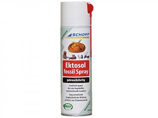 SCHOPF EKTOSOL FOSSIL SPRAY 500ml - BIO křemenitý prášek ve spreji k hubení čmelíků i štěnic