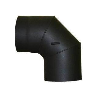 Koleno kouřové s klapkou 180/90/1,5mm (Koleno kouřové s klapkou 180/90/1,5mm)