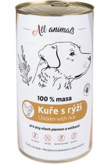 All Animals DOG kuřecí mleté s rýží 1200g