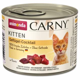 ANIMONDA Carny Kitten konzerva pro kočky drůbeží koktejl 200g