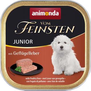 ANIMONDA Vom Feinsten Junior paštika pro psy s drůbežími játry 150g