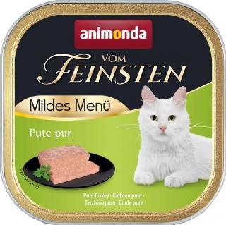 ANIMONDA Vom Feinsten MILDES MENU paštika pro kastrované kočky krůta 100g