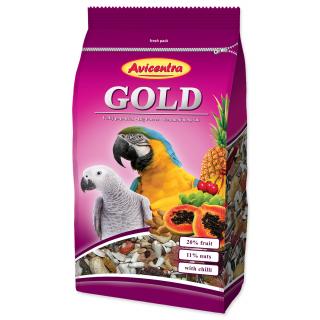 AVICENTRA velký papoušek Gold 850g