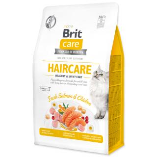 Brit Care Cat GF Haircare Healthy&Shiny Coat 0,4kg