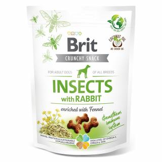 Brit Care Dog Crunchy Cracker Insects with Rabbit enriched with Fennel 200 g
