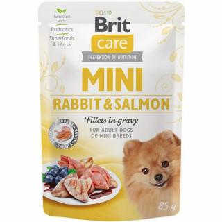 Brit Care Dog Mini Rabbit&Salmon fillets in gravy 85g