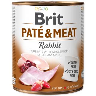 Brit Dog konz Paté & Meat Rabbit 800g
