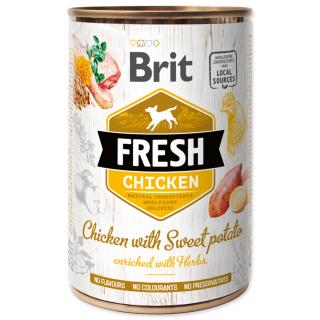 Brit Fresh Dog konz Chicken with Sweet Potato 400g