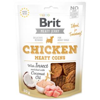 Brit Jerky Chicken with Insect Meaty Coins 80g