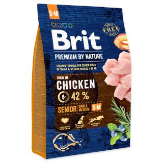 Brit Premium Dog by Nature Senior S+M 3kg