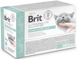 Brit VD Cat Pouch fillets in Gravy Urinary+Stres12x85g
