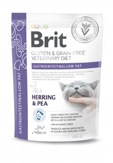 Brit Veterinary Diets Cat GF Gastrointestinal Low Fat 400 g