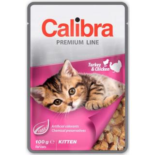 Calibra Cat kapsa Premium Kitten Turkey & Chicken 100g