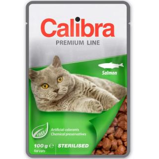 Calibra Cat kapsa Premium Sterilised Salmon 100g