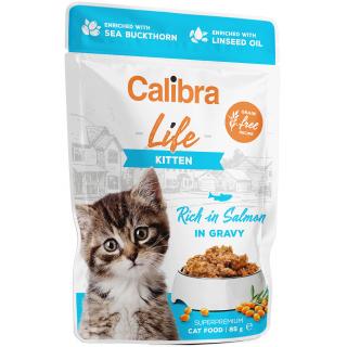 Calibra Cat Life kapsa Kitten Salmon in gravy 85g