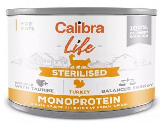 Calibra Cat Life  konz.Sterilised Turkey 200g
