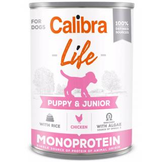 Calibra Dog Life Cans Puppy & Junior Chicken & Rice 400g
