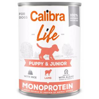 Calibra Dog Life Cans Puppy & Junior Lamb & Rice 400g