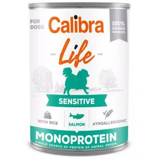 Calibra Dog Life Cans Sensitive Salmon with Rice 400g