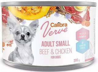 Calibra Dog Verve konz.GF Adult Small Beef&Chick 200g