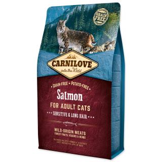 Carnilove Cat Salmon for Adult Sensitiv & Long Hair 2kg