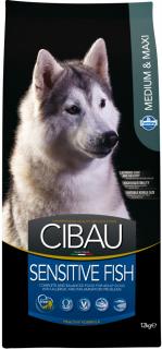 CIBAU Adult Sensitive Medium & Maxi Fish & Rice 12+2kg ZDARMA