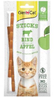 GIMCAT Superfood Duo-sticks hovězí a jablko 3ks