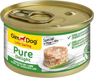 GIMDOG PURE DELIGHT kuře s jehněčím 85g