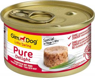 GIMDOG PURE DELIGHT Tuňák s hovězím 85g