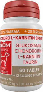 GIOM Chondro L-karnitin SPORT 60 tbl+20% zdarma