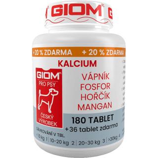 GIOM Kalcium 180 tbl+20% zdarma