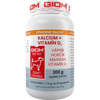 GIOM Kalcium+D3 200g v prášku