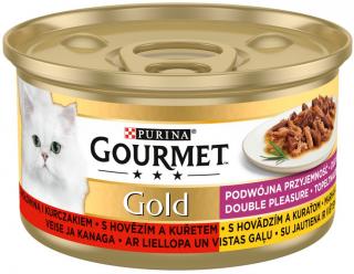Gourmet Gold hovězí & kuře 85 g