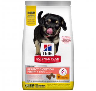 Hill's Can. SP+AB Perfect Dig Puppy M Chick Rice 2,5kg