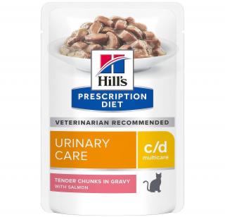 Hill's Fel. PD C/D MultiCare Salmon Kapsa 12x85g
