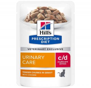 Hill's Fel. PD C/D Urinary Stress Chick. Kapsa 12x85g