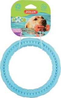 Hračka pes RING MOOS TPR 17cm modrá Zolux