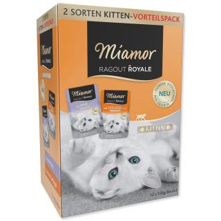 Kapsička MIAMOR Ragout Royale Kitten v želé multipack 1200g