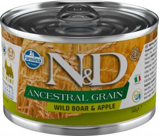 N&D DOG LOW GRAIN Adult Boar & Apple Mini 140g