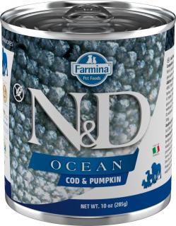 N&D DOG OCEAN Adult Codfish & Pumpkin 285g