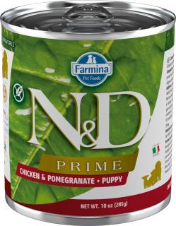N&D DOG PRIME Puppy Chicken & Pomegranate 285g