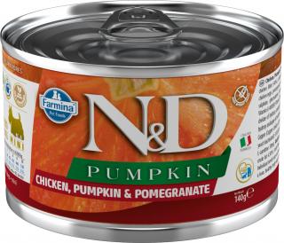 N&D DOG PUMPKIN Adult Chicken & Pomegranate Mini 140g