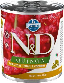 N&D DOG QUINOA Adult Quail & Coconut 285g