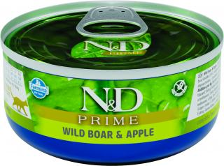 N&D GF CAT PRIME Adult Boar & Apple 80 g