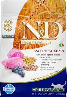 N&D LG CAT Adult Lamb & Blueberry 300g