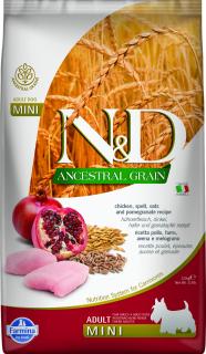 N&D LG DOG Adult Mini Chicken & Pomegranate 2,5kg