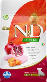 N&D Pumpkin DOG Puppy Mini Chicken & Pomegranate 800g