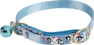 Obojek kočka LADYCAT nylon modrý 10mm/30cm Zolux