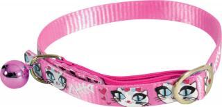 Obojek kočka LADYCAT nylon růžový 10mm/30cm Zolux